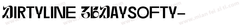 Dirtyline 36Daysofty字体转换